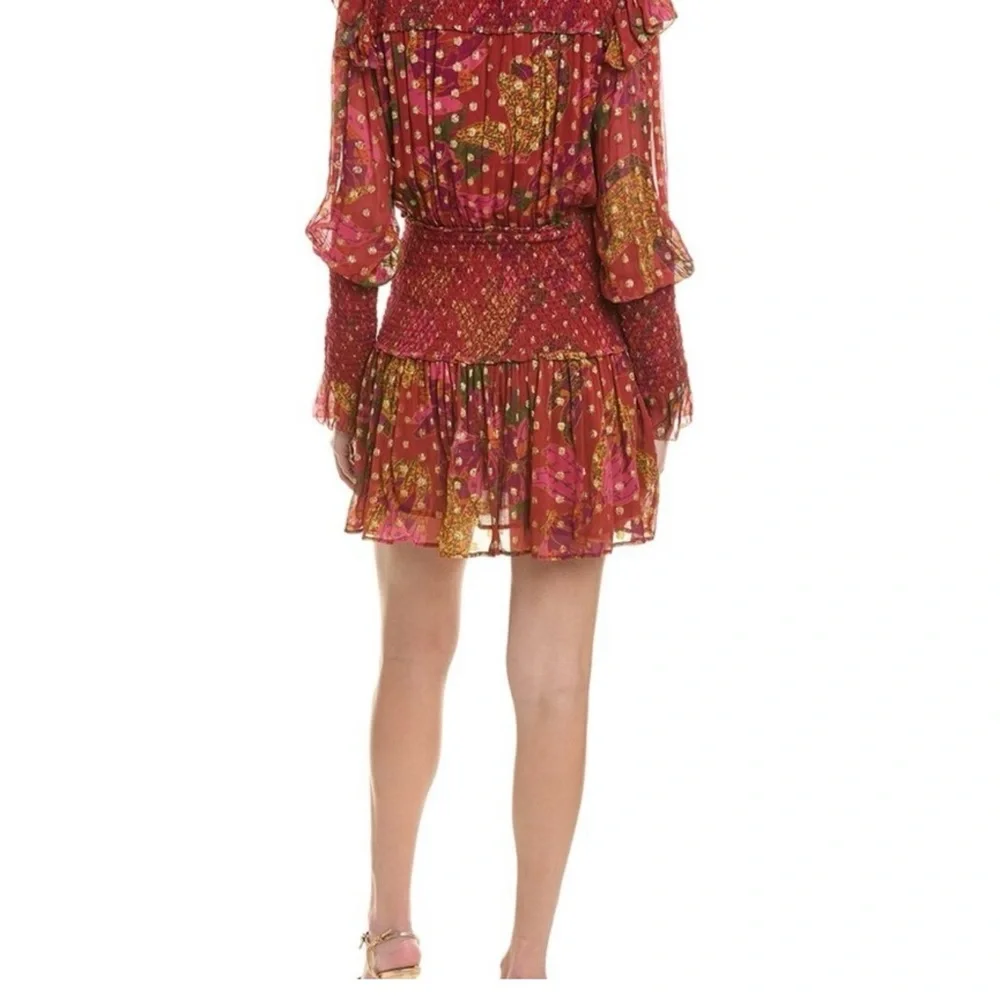 Farm Rio Banana Flower Smocked Dress size XS - Picture 3 of 7